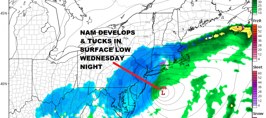 Weather Models Zeroing In On Second Low Verses The First