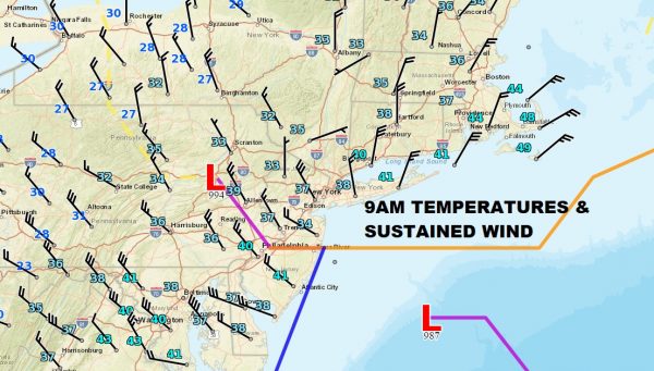 Fierce Noreaster Winds Increasing Rain Changes To Snow Inland