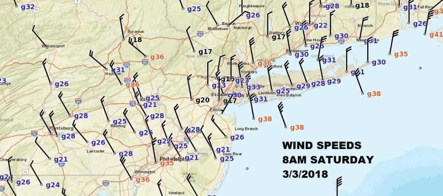 WINDS GUSTY SLOW IMPROVEMENT COASTAL STORM DEPARTS