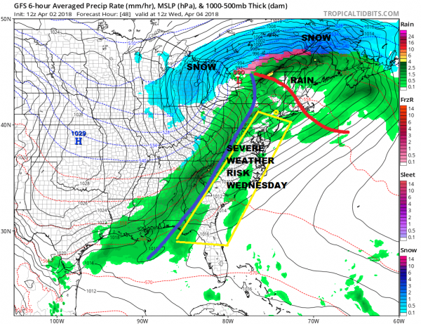 Chilly Rain Thunderstorms Volatile Weather Pattern Continues