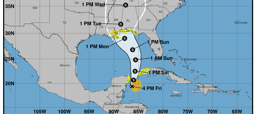 Alberto Heading North Flood Watches Florida to Louisiana