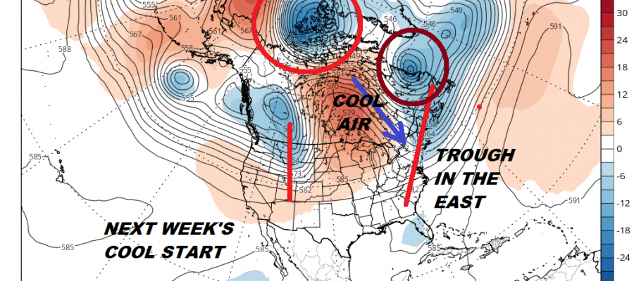 Shots of Canadian Cool Air Next 10 Days