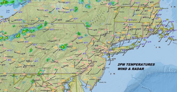 Severe Weather Risk Northern NJ, Hudson Valley NE PA Connecticut