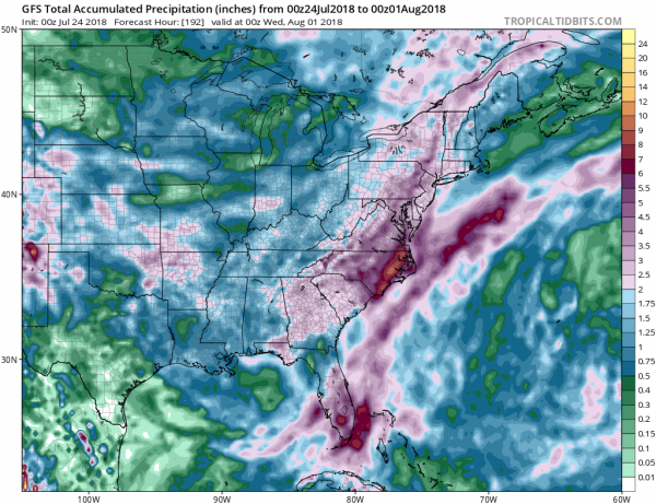 Eastern Pennsylvania Flash Flooding Moving East Wednesday