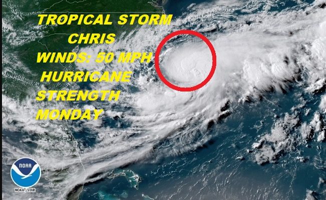 tropical storm chris