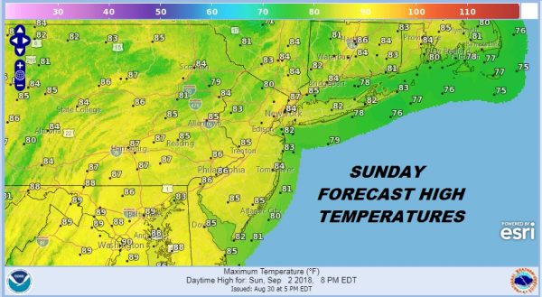Labor Day Weekend Weather