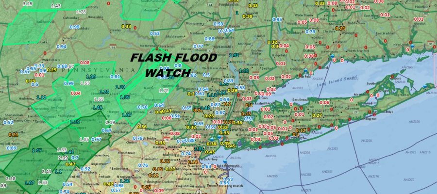 Flash Flood Watch Northern New Jersey to Southern New England