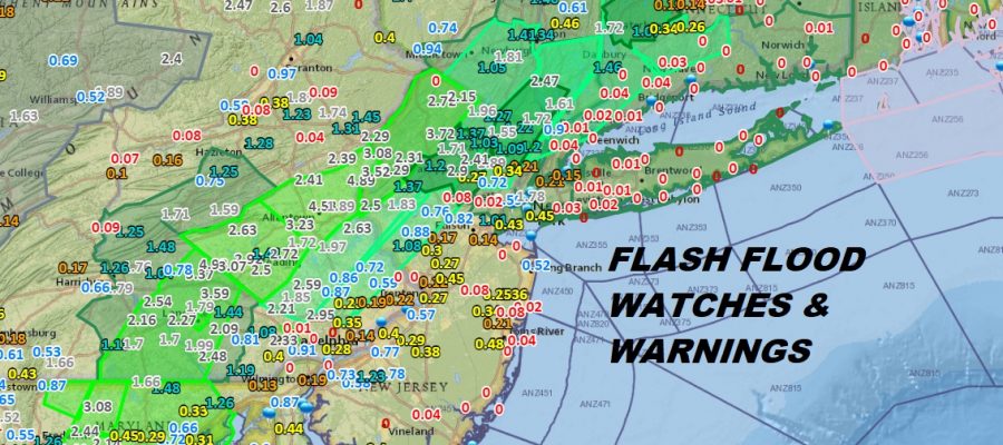 FLASH FLOOD WARNINGS HEAVY RAIN MOVING EAST