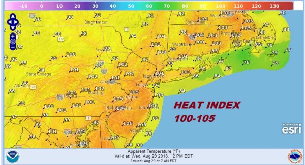 oppressive heat humidity