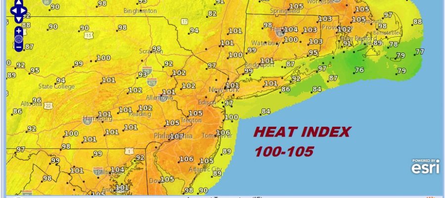 oppressive heat humidity