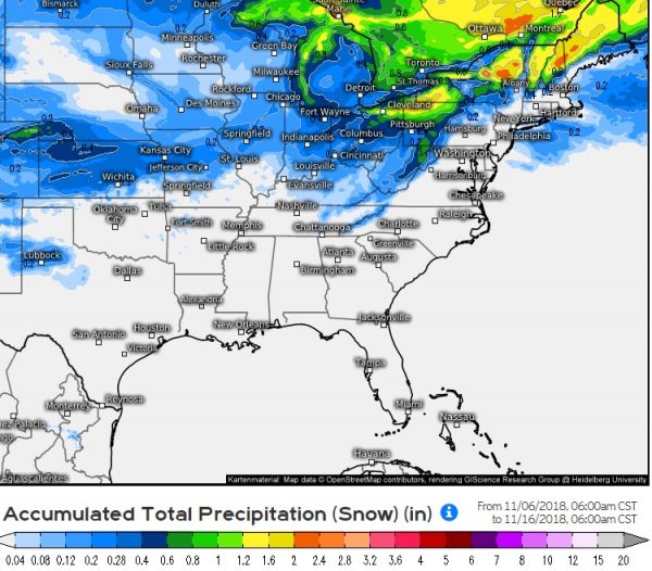 Cold Air & First Snows