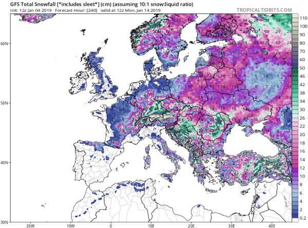 Polar Vortex Europe Impacts Cold Snow
