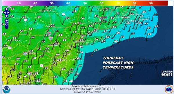 Clouds Wind Direction Drive Temperatures Next 3 Days