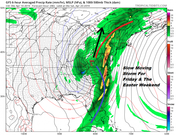 Winds Still Blowing But Easing Later Today Stormy Weather Late Week Weekend