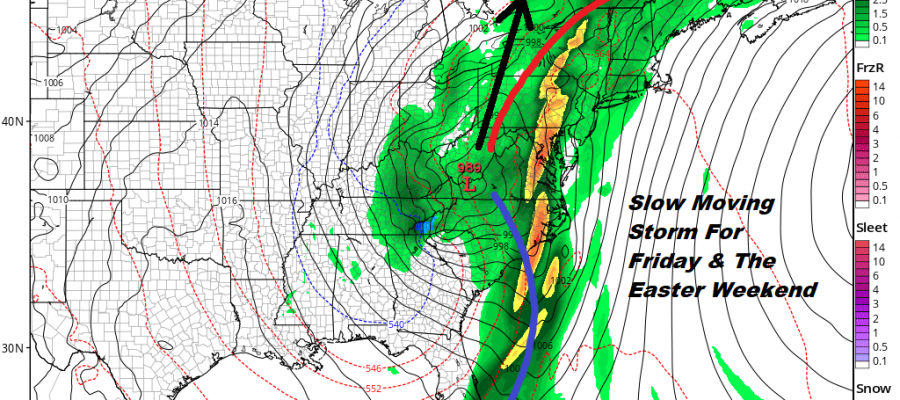 Winds Still Blowing But Easing Later Today Stormy Weather Late Week Weekend