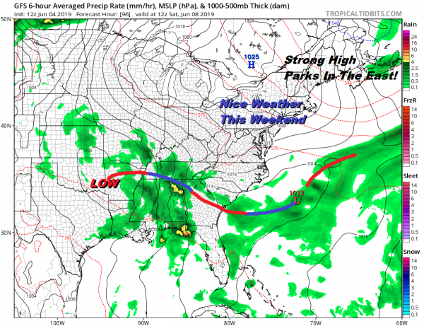 Long Stretch of Nice Weather Coming Fingers Crossed