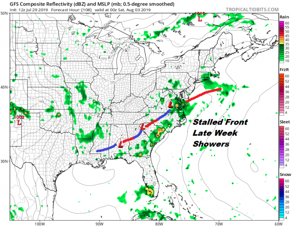 Another Hot Day Tuesday Thunderstorms Late Wednesday