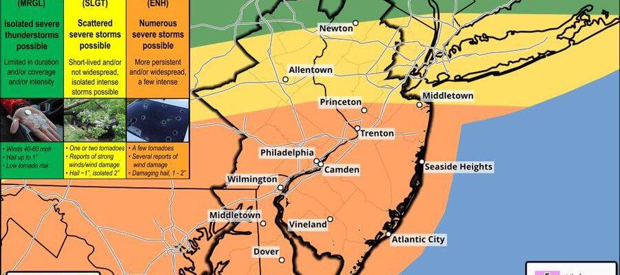 Severe Weather Risk Rises Further For Tuesday