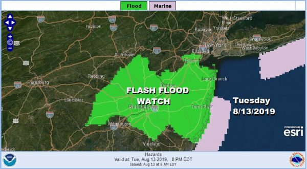 Severe Weather Risk Reduced Shifts South