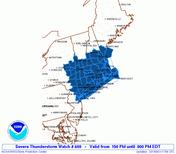 Severe Thunderstorm Watch Posted Through This Evening
