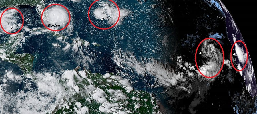 Hurricane Watch Georgia South Carolina Coasts Dorian Stationary Over Grand Bahama
