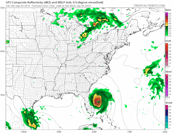 Beautiful Tuesday Severe Weather Risk Wednesday Dorian Pass Southeast Friday