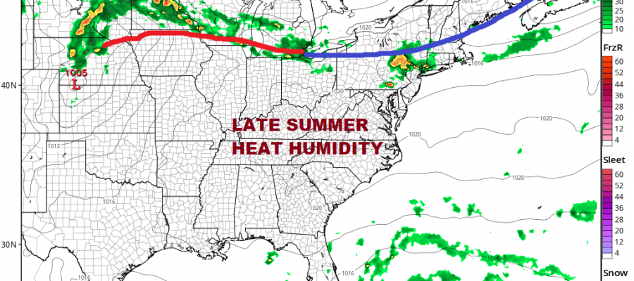 Heat Humidity Wednesday Into Thursday Warm Calm Pattern Quiet Tropics