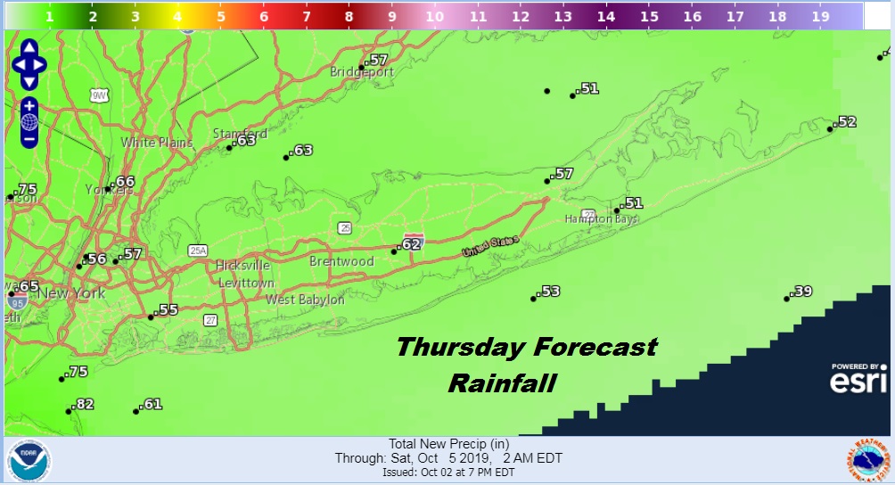 All Time Record High Temperature At Islip NY Colder Air Rain Arriving
