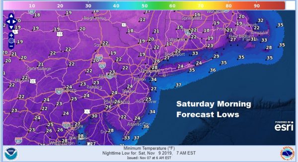 Polar Cold Front Arrives Tonight Cold Weather Friday Saturday