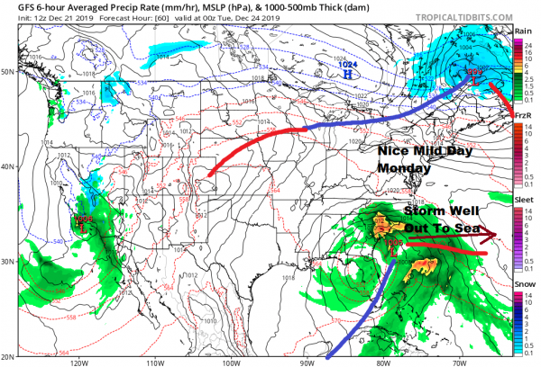 Quiet Weather Hanukkah Christmas No Major Storms Lurking