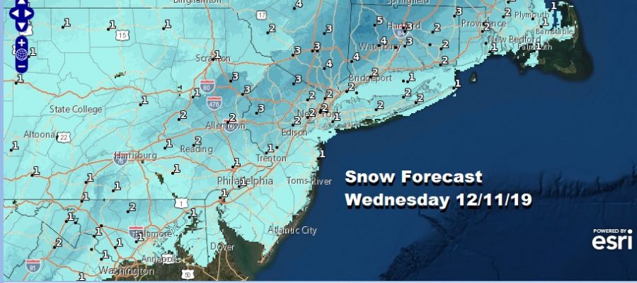Rain Warmer Air Before Front Moves Through Temperatures Fall Snow Likely Wednesday Morning