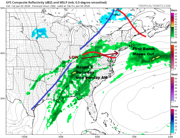 Sun Fades Away As Next System Approaches Friday Saturday Rain