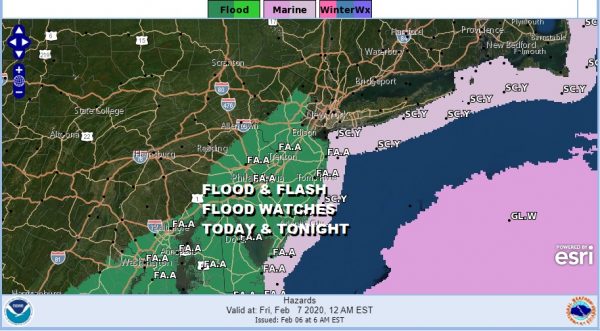 Major Storm Heavy Rains Late Today into Friday Flood Watches Posted