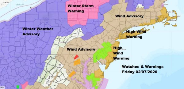 High Wind Warning Wind Advisory Winds Gust 60 MPH Or Higher