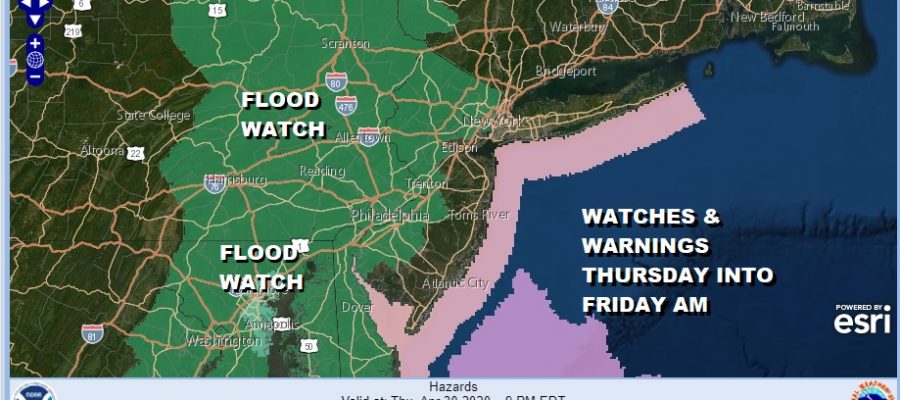 Flood Watch Posted Thursday Into Friday Morning Heavy Rains 1 to 2 Inches Forecast