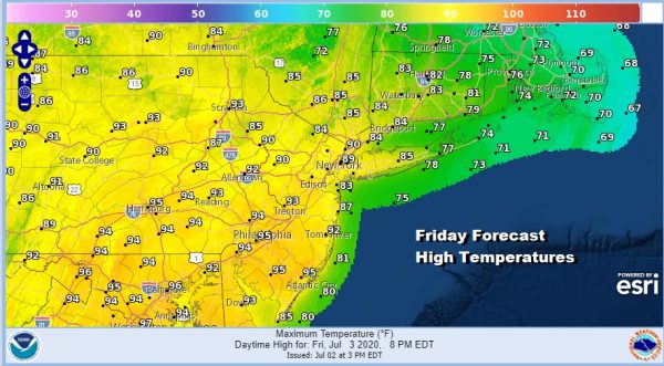 Severe Weather Risk Friday July 4th Holiday Weekend Summery