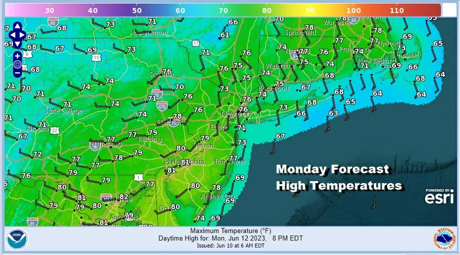 monday Weather Updates 24/7 by Meteorologist joe cioffi